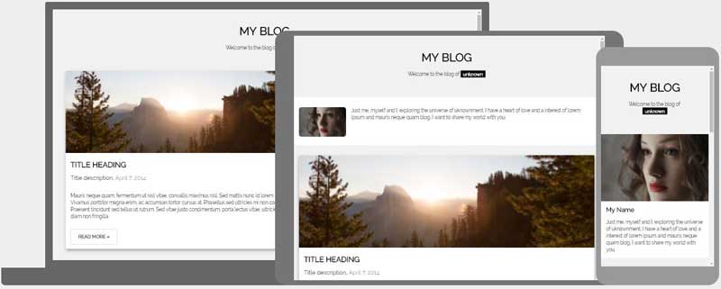 Blog Шаблон