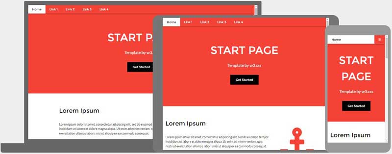 Start Page Шаблон
