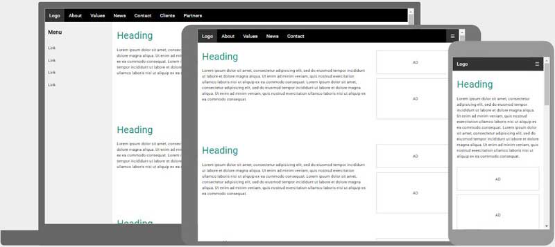 Web Page Шаблон