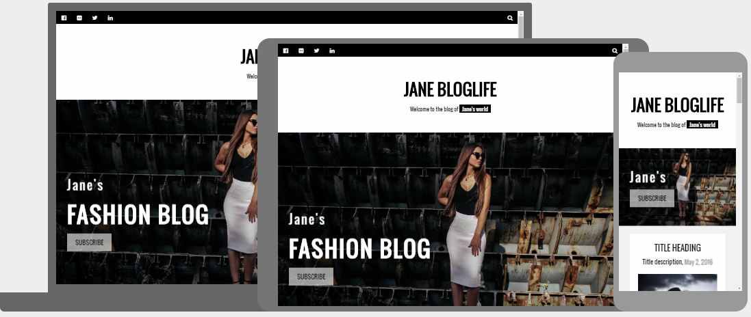 Fashion Blog Шаблон