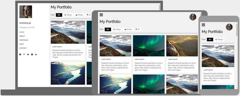 Nature Portfolio Шаблон