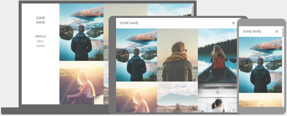 People Portfolio Шаблон